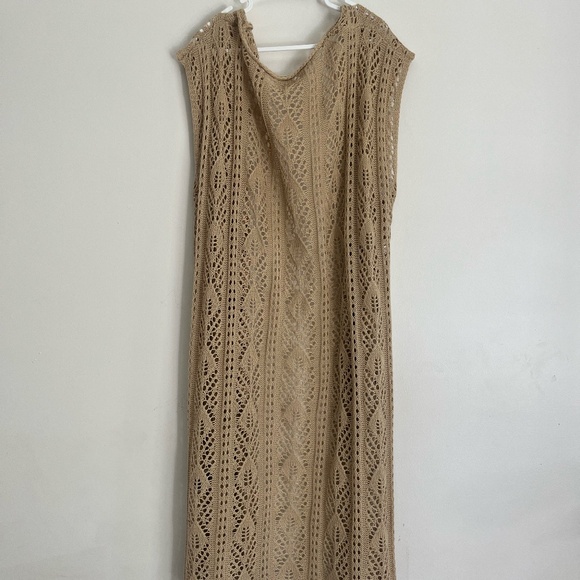 SHEIN Frenchy Sleeveless Hollow Out Knit Cardigan - Picture 4 of 6